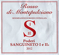 Poderi Sanguineto Rosso di Montepulciano