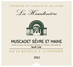 Muscadet Sèvre et Maine La Haudinière 2012