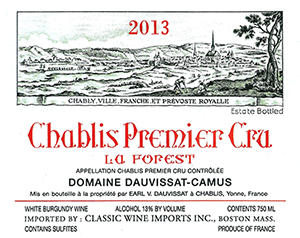Domaine Dauvissat-Camus Chablis Ier Cru La Forest