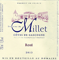 Côtes de Gascogne Domaine de Millet
