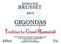 Domaine Brusset 'Tradition Le Grand Montmirail' Gigondas