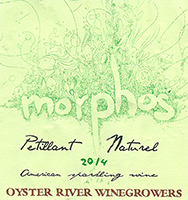 Oyster River Winegrowers 'Morphos' American Sparkling Wine