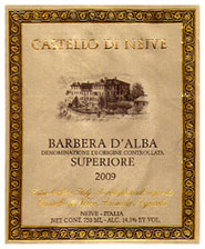 Barbera d’Alba Superiore Castello di Neive