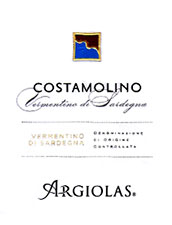 Vermentino di Sardegna Costamolino Argiolas