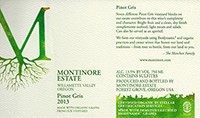 Willamette Valley Montinore Estate Pinot Gris