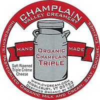 Champlain Valley Organic Triple Cream cheese
