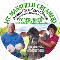 Mt. Mansfield Creamery Forerunner cheese