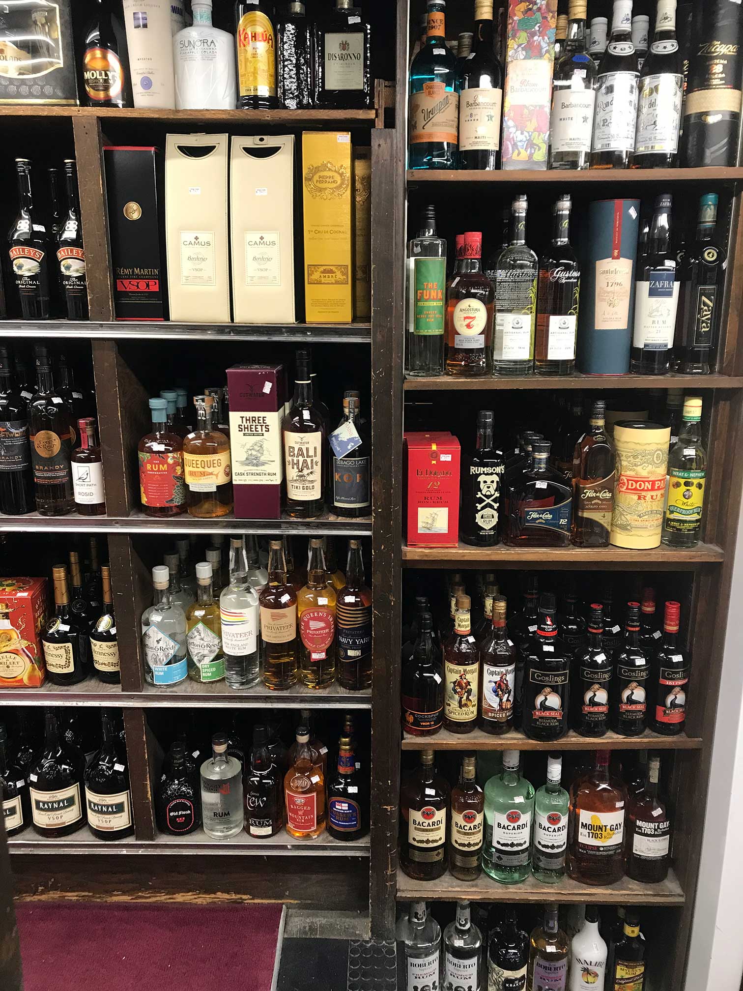 rum shelf