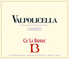 Ca La Bionda Valpolicella Classico