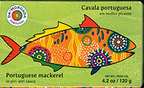 Portuguese mackerel tin