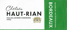 Château Haut-Rian Bordeaux Blanc