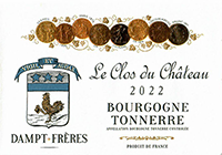 Vignoble Dampt Bourgogne Tonnerre Le Clos du Château