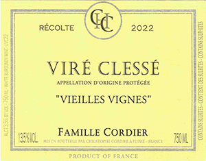 Famille Cordier Viré Clessé Vieilles Vignes