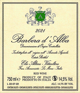 Elio Altare Barbera dAlba