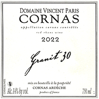 Domaine Vincent Paris Cornas Granit 30