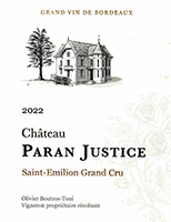 Château Paran Justice Saint-Émilion Grand Cru